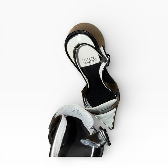 Jeffrey Campbell Black & White Pointed Toe Heels - Women’s Shoes US Size 7.5 EUC - Picture 11 of 14